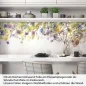 Preview: Küchenrückwand Folie Wildblumen – Frische und Farbe in Ihrer Küche Artikelbild 1