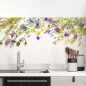 Preview: Küchenrückwand Folie Wildblumen – Frische und Farbe in Ihrer Küche Hauptbild