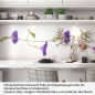 Preview: Küchenrückwand Folie Rankenblüten - Natürliche Schönheit für Ihre Wand Artikelbild 1