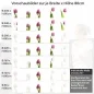 Preview: Küchenrückwand Folie rosa Tulpen - Frühlingshafte Leichtigkeit Höhe 80cm