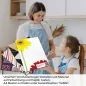 Preview: Küchenrückwand Folie bunter Blumenmix A4 Muster