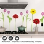 Preview: Küchenrückwand Folie bunter Blumenmix Detailbild 1