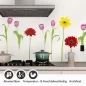 Preview: Küchenrückwand Folie bunter Blumenmix Detailbild 1