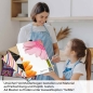 Preview: Küchenrückwand Folie Blumentraum - Fröhliche Gerbera für Ihre Küche A4 Muster
