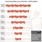 Preview: Küchenrückwand Folie Tulpenmotiv Höhe 60cm