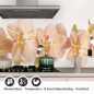 Preview: Küchenrückwand Folie Orchideenblüten Detailbild 1