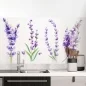 Preview: Küchenrückwand Folie Aquarell Lavendel Hauptbild