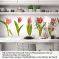 Preview: Küchenrückwand Folie Tulpenblüten Artikelbild 1