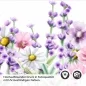 Preview: Küchenrückwand Folie Aquarell-Blumen - Stilvolle Akzente in zarten Pastelltönen Detailbild 2
