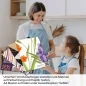 Preview: Küchenrückwand Folie Naturwiese - Zeitloses Design mit Gräsern und Blumen A4 Muster
