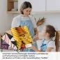 Preview: Küchenrückwand Folie Bunte Pasta - Italienisches Flair für Ihre Küche A4 Muster