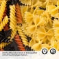 Preview: Küchenrückwand Folie Bunte Pasta - Italienisches Flair für Ihre Küche Detailbild 2