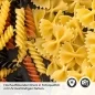 Preview: Küchenrückwand Folie Bunte Pasta - Italienisches Flair für Ihre Küche Detailbild 2