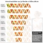 Preview: Küchenrückwand Folie Pizzagenuss - Viva Italia Bunte Pizza-Motive Höhe 60cm