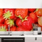 Preview: Küchenrückwand Folie Sommerliche Erdbeeren - Fruchtige Frische Hauptbild 1