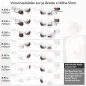 Preview: Küchenrückwand Folie Kokosnuss Splash Variantenauswahl Vorschaubild Höhe 51cm