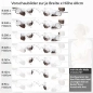 Preview: Küchenrückwand Folie Kokosnuss Splash Variantenauswahl Vorschaubild Höhe 60cm