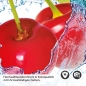 Preview: Küchenrückwand Folie spritzige Kirschen Detailbild 2