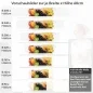 Preview: Küchenrückwand Folie Obstkorb Variantenauswahl Vorschaubild Höhe 60cm