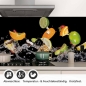 Preview: Küchenrückwand Folie tropische Früchte Detailbild 1