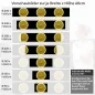 Preview: Küchenrückwand Folie Zitronenscheiben - Schwarz-Gelber Hingucker Höhe 60cm