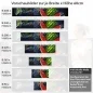 Preview: Küchenrückwand Folie Wassermelone & Früchtemix im Wasserspiel Höhe 60cm