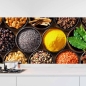 Preview: Küchenrückwand Folie Gewürze in Schalen - Intensives Küchenflair Hauptbild 1