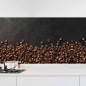 Preview: Küchenrückwand Folie Kaffeebohnen - Für die perfekte Kaffeeküche Hauptbild 1