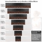 Preview: Küchenrückwand Folie Kaffeebohnen - Für die perfekte Kaffeeküche Höhe 80cm