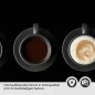 Preview: Küchenrückwand Folie Kaffee Tassen - Vielfalt auf schwarzem Hintergrund Detailbild 2