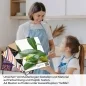 Preview: Küchenrückwand Folie Olivenzweige & Olivenöl - Mediterrane Eleganz A4 Muster