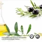Preview: Küchenrückwand Folie Olivenzweige & Olivenöl - Mediterrane Eleganz Detailbild 2