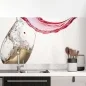 Preview: Küchenrückwand Folie Rot- und Weißwein - Kunstvolles Weinmotiv Hauptbild 1