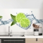 Preview: Küchenrückwand Folie Limetten Splash Hauptbild 1