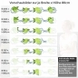 Preview: Küchenrückwand Folie Limetten Splash Variantenauswahl Vorschaubild Höhe 80cm
