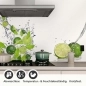 Preview: Küchenrückwand Folie spritzige Limetten Detailbild 1