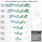 Preview: Küchenrückwand Folie spritzige Limetten & Eiswürfel Variantenauswahl Vorschaubild  Höhe 51cm