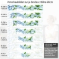 Preview: Küchenrückwand Folie spritzige Limetten & Eiswürfel Variantenauswahl Vorschaubild  Höhe 60cm