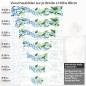 Preview: Küchenrückwand Folie spritzige Limetten & Eiswürfel Variantenauswahl Vorschaubild  Höhe 80cm