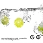 Preview: Küchenrückwand Folie Lime Splash Detailbild 2