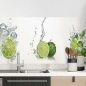 Preview: Küchenrückwand Folie Limetten Wasser Splash Hauptbild 1