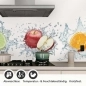 Preview: Küchenrückwand Folie spritziger Früchtemix Detailbild 1