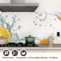 Preview: Küchenrückwand Folie Orangen Splash Detailbild 1