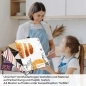 Preview: Küchenrückwand Folie Orangen Mix A4 Muster