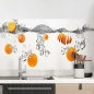 Preview: Küchenrückwand Folie Orangen Mix Hauptbild 1