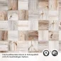 Preview: Küchenrückwand Folie Holzmaserung Mosaik Detailbild 2