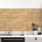 Preview: Küchenrückwand Folie Holzriemchen Holzoptik Hauptbild 1