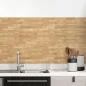 Preview: Küchenrückwand Folie Holzriemchen Holzoptik Hauptbild 1