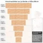 Preview: Küchenrückwand Folie Lärche Holzoptik Höhe 80cm