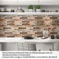 Preview: Küchenrückwand Folie Retro Holz Textur Artikelbild 1